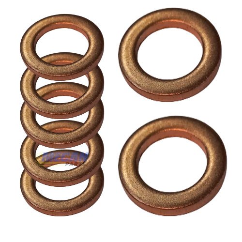 ARRUELA DE COBRE 1MM C/ 10X