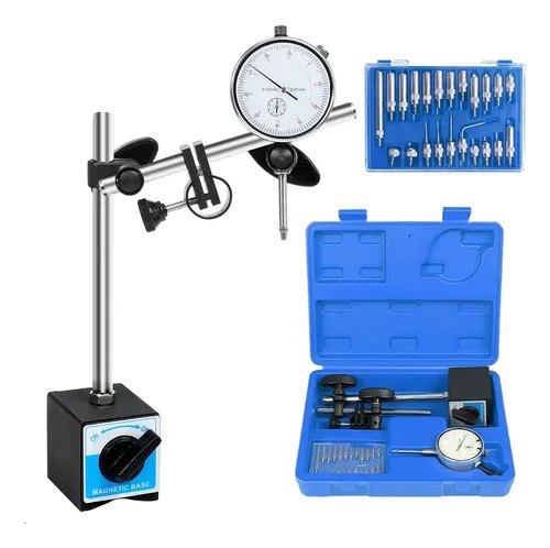 RELOGIO COMPARADOR 0,01 0-10MM C / BASE MAGNETICA ARTICULADA